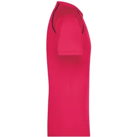 James & Nicholson Funktions-Tshirt JN496 & XXL - bright-pink/titan