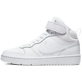 Nike Court Borough Mid 2 Sneaker Kinder white/white-white 35.5