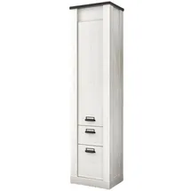 furn.design Stove Schuhschrank 51 x 201 x 0 cm weiß