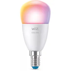 WIZCONNECTED WiZ Lampe 40W P45 E14, Intelligentes Leuchtmittel, Weiß, E14, P45,