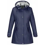 RennerXXL Regenmantel Blue Wave Jasmina Damen Friesennerz gefüttert Große Größen blau 46