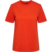 Pieces T-Shirt 'RIA', Orange XS