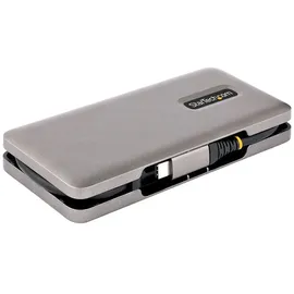 Startech StarTech.com 4-Port USB-C Hub - 4x USB-C Ports USB 3.1 10Gbps Portable USB C Hub with 100W Power Delivery Pass-Through - 3.1/3.2 Gen 2 10Gbit/s - Tragbar - Splitter - 25cm Kabel - Auf Adapter/Hub (HB31CM4CPD3), Space Grey