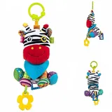 Bali Bazoo Kuscheltier C-Ring Greifling Activity Spielzeug Plüschtier ab Geburt schwarz/weiß - Schwarz/Weiß