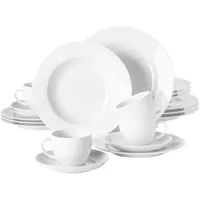 SELTMANN WEIDEN Seltmann Kombiservice Rondo 20tlg. Porzellan Weiß