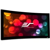 Elite Screens Lunette Curved 100" 16:9), Leinwand, Schwarz