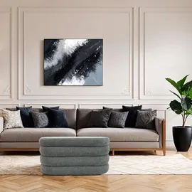 Rebecca Mobili Hocker Rebecca 38 x 76 x 38 cm Grau Polyester