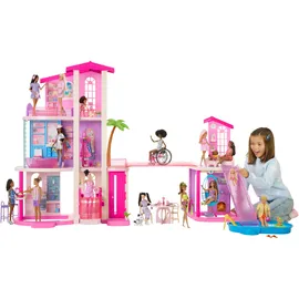 Barbie Puppenhaus Barbie Traumvilla rosa JKG84
