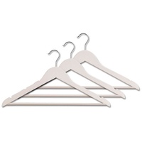 Zeller Present Kleiderbügel Kleiderbügel-Set 3-teilig Color, (Set, 3-tlg), Hosenbügel Rockbügel grau