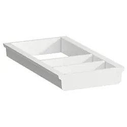 LAUFEN Space Ordnungssystem H4954031606311 20x4,5x37,4cm, für kleine Schubladen, weiß