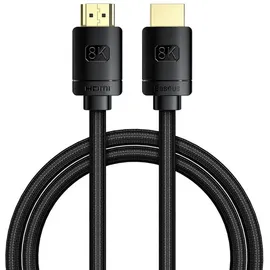 Baseus HDMI-Kabel 2.1 2 m Schwarz