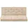 vidaXL Palettenkissen 120 x 80 x 10 cm beige 2 St.