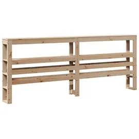 vidaXL Massivholzbett 180 x 200 cm Braun