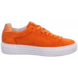 Gabor Sneaker, low für Damen orange, 38 1⁄2 EU / 5.5 UK