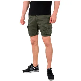 Alpha Industries Crew Kurze Hose Dark Olive 38