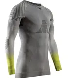 X-Bionic Invent Fx Langarm-baselayer - Rhino Grey / Light Grey / Canary - S