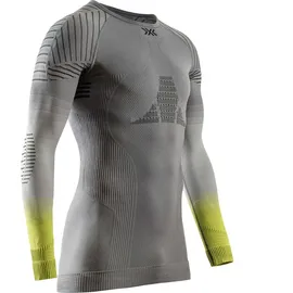X-Bionic Invent Fx Langarm-baselayer - Rhino Grey / Light Grey / Canary - S