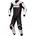 1-Teiler Motorrad weiß/schwarz/rot 56