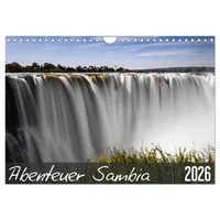 Calvendo Abenteuer Sambia (Wandkalender 2026 DIN A4 quer), CALVENDO