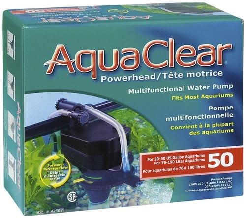 AquaClear Wasserpumpe »Powerhead«, 10 W, für Aquarien bis: 190 l, schwarz