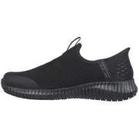 SKECHERS Cessnock Gwynedd Sneaker, Black Textile/Synthetic, 36 EU