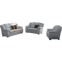 Cotta Couch Polyester 3-2-1 Garnitur Grau