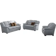 Cotta Couch Polyester 3-2-1 Garnitur Grau