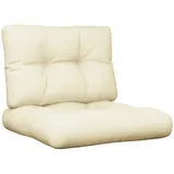 vidaXL Palettenkissen 2-tlg. 0 x 0 x 0 cm creme