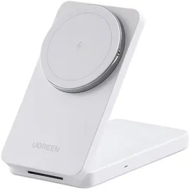 UGREEN Magnetisches Kabelloses Ladegerät - Weiß