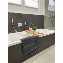 ZOLLNER Handtuchset 70 x 140 cm grau 3 St.