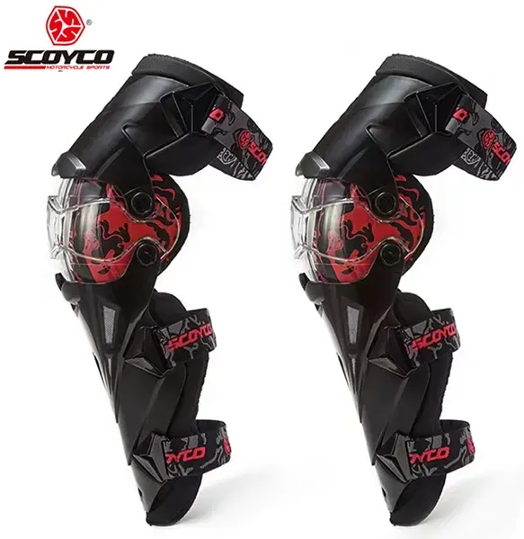 Motorrad-Knieschützer, rot SCOYCO 892062
