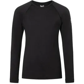 super.natural Arctic230 Langarm-T-Shirt Schwarz 140