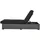 clemento Ascot Loungeliegen 200 x 80 x 40 cm Grau