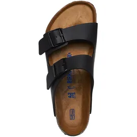 Birkenstock Arizona Weichbettung Birko-Flor schwarz 45