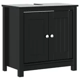 vidaXL Waschbeckenunterschrank BERG 60 x 59 x 34 cm Schwarz