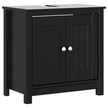 vidaXL Waschbeckenunterschrank BERG 60 x 59 x 34 cm Schwarz