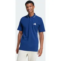 Adidas Essentials 3-Streifen Piqué Kurzarm-poloshirt Dark Blue / White S