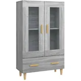 vidaXL Highboard Grau Sonoma 70x31x115 cm Holzwerkstoff