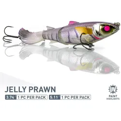 Wobbler - Drunken Mullet – 13cm – Jelly Prawn EINHEITSGRÖSSE