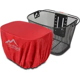 normani Outdoor Sports Regenüberzug für Fahrradkörbe BiCage in Rot | Gr.: onesize