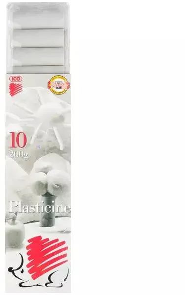 ICO Igel: Set mit 10 Knetmassen in natürlichen Farben.