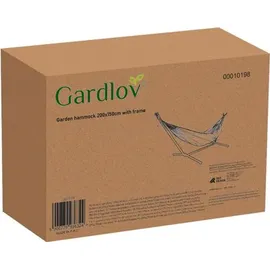 gardlov Hängematte 200 x 150 cm Grau