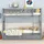 modfu Etagenbett MODFU 90 x 200 cm Kiefer grau