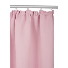 OTTO home Verdunkelungsvorhang OTTO HOME "Solana, Gardinen mit Kräuselband, Vorhänge, Wohnzimmer, modern" Gr. 4, rosa, B:140cm H:245cm, Polyester, Gardinen, 2er-Set Verdunklungsvorhang mit Thermofunktion, Bestseller, einfarbig
