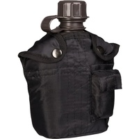 Mil-Tec Feldflasche US Feldflasche 1L mit Hülle schwarz