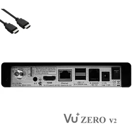 VU+ Zero Linux Full HD Sat Receiver - Schwarz + 300 Mbits Wifi Stick
