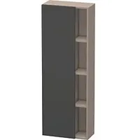 Duravit DuraStyle Hochschrank DS1238L4943 50x24x140cm, Tür links, graphit matt/basalt