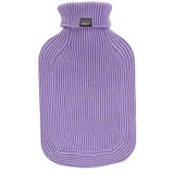 Fashy Wärmflasche mit Rollkragen-Strickbezug flieder 2 L