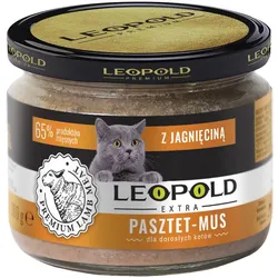 Leopold Pate Mousse mit Lammfleisch für Katzen 300g (Rabatt für Stammkunden 3%)