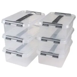 SUNWARE Q-Line Aufbewahrungsbox 20 x 15 x 6 cm 6-tlg. transparent